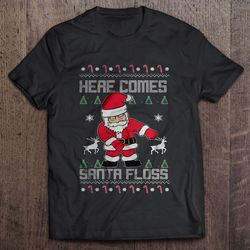 here comes amazon here comes amazon right down my driveway christmas sweater white tshirt