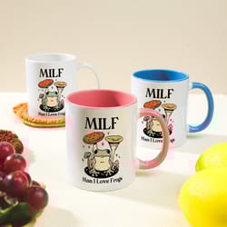 frog coffee mug, man i love frogs coffee mug, frog lover gift, mug with text, custom name mug funny cute cartoon gift fo