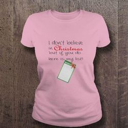 i do not believe in christmas but if you do here is my list gift top