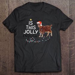 is this jolly enough grumpy dwarf christmas light tee t-shirt