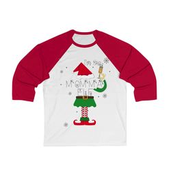 i am the mommy elf christmas v-neck t-shirt