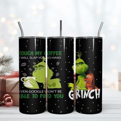 Grinch Tumbler 20oz, Grinch Christmas Tumbler, Christmas gift, Grinchmas Holiday Cup, Grinch Movies for Christmas Gift