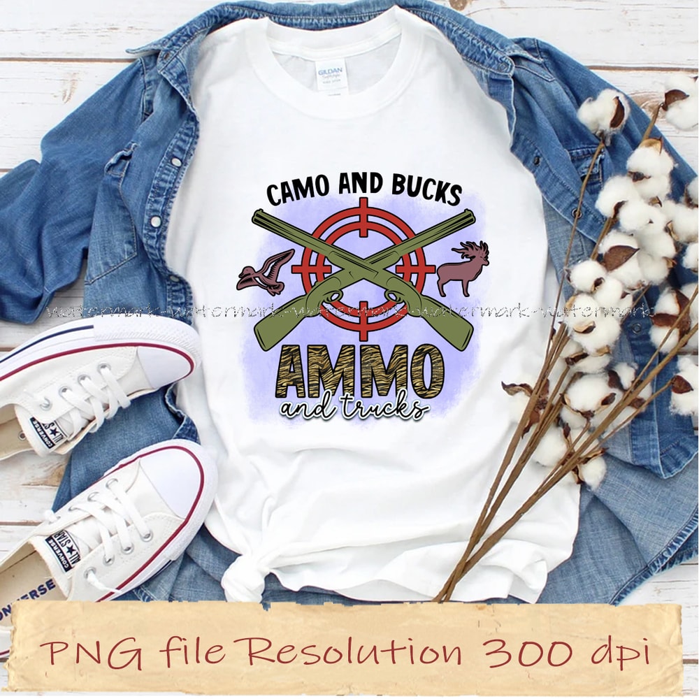 camo and bucks ammo and truck.jpg