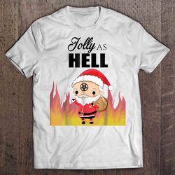 jolly profanity – funny christmas tee – adult xmas humor tshirt