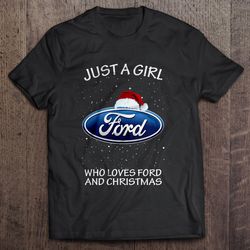 just a girl who loves french bulldogs and christmas shirt