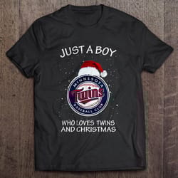 just a boy who loves vikings and christmas shirt