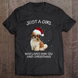 just a girl who loves athletics and christmas shirt