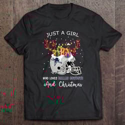 just a girl who loves diamondbacks and christmas shirt