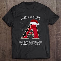 just a girl who loves dinosaurs and christmas tshirt