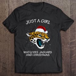 Just A Girl Who Loves Jets And Christmas TShirt Gift