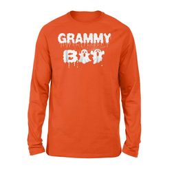funny grammy scary boo ghost gift halloween costume long sleeve t-shirt