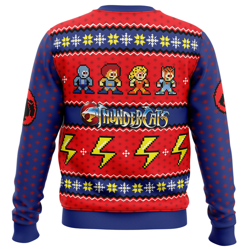 ThunderCats All Over Print Ugly Hoodie Zip 3D Hoodie 3D Ugly Christmas Sweater 3D Fleece Hoodie