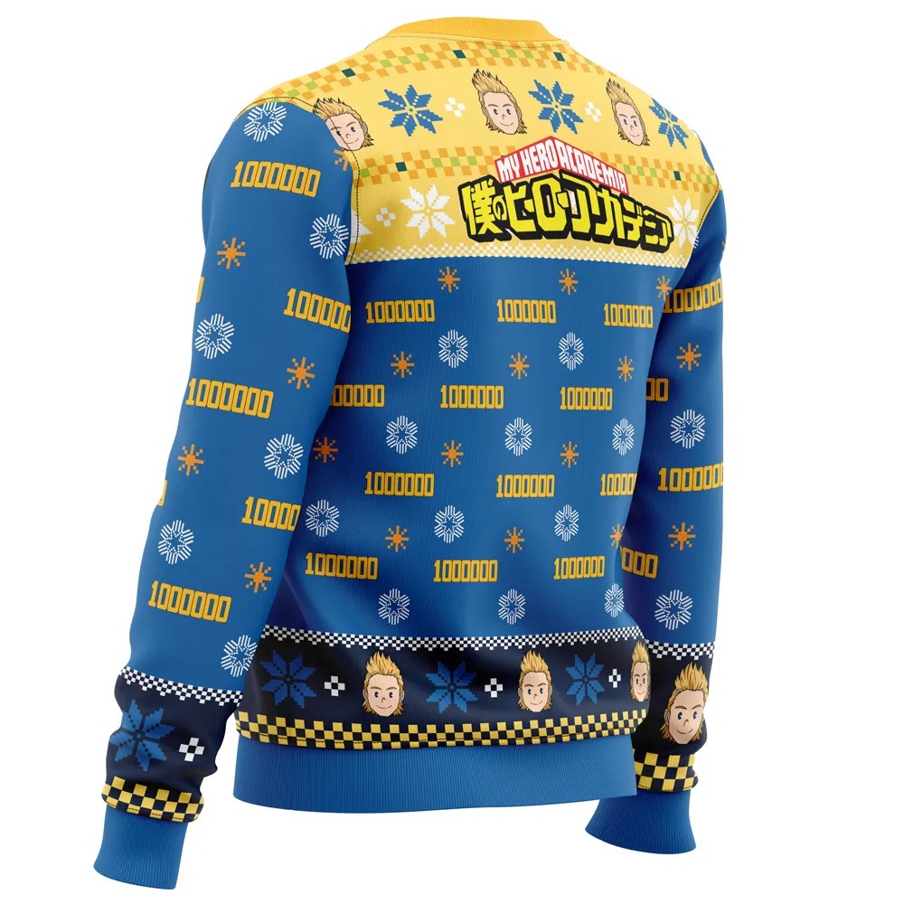 Lemillion Christmas My Hero Academia All Over Print Ugly Hoodie Zip 3D Hoodie 3D Ugly Christmas Sweater 3D Fleece Hoodie