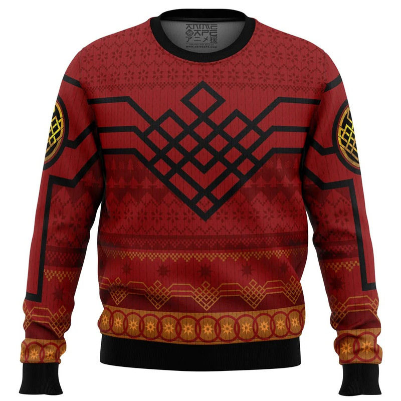 Ten Golden Rings Shang-Chi Marvel All Over Print Ugly Hoodie Zip 3D Hoodie 3D Ugly Christmas Sweater 3D Fleece Hoodie
