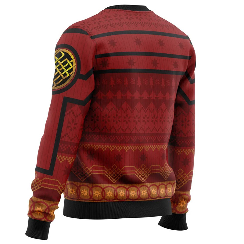Ten Golden Rings Shang-Chi Marvel All Over Print Ugly Hoodie Zip 3D Hoodie 3D Ugly Christmas Sweater 3D Fleece Hoodie
