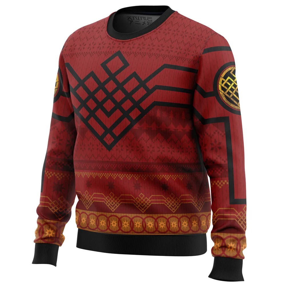 Ten Golden Rings Shang-Chi Marvel All Over Print Ugly Hoodie Zip 3D Hoodie 3D Ugly Christmas Sweater 3D Fleece Hoodie