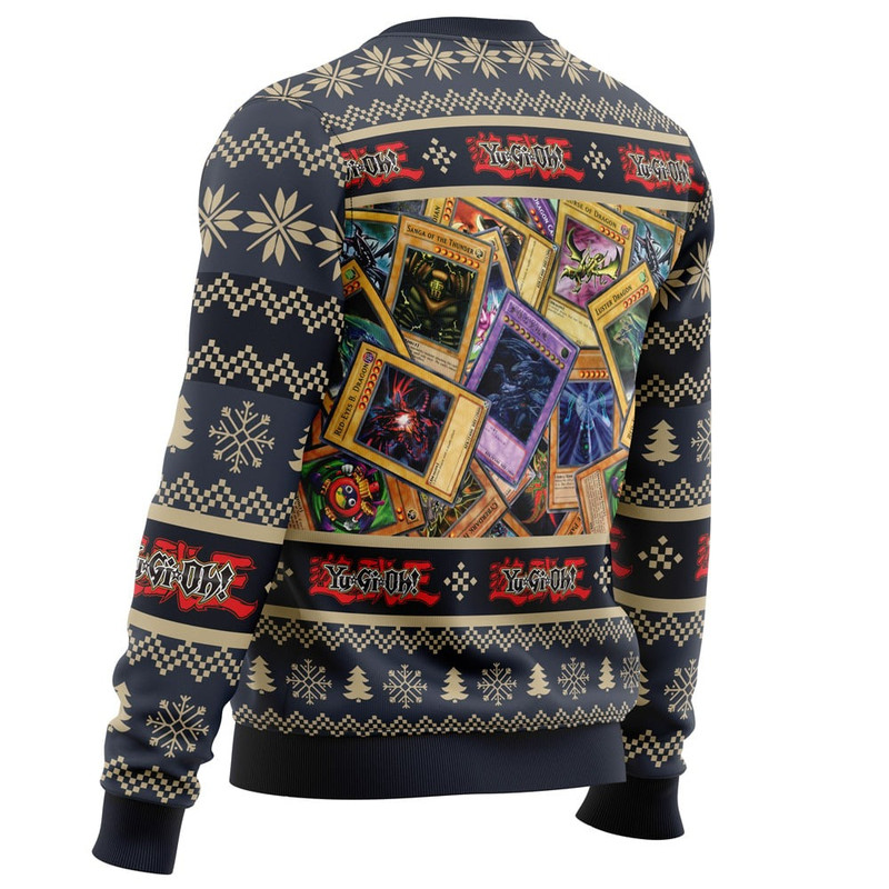 Trading Cards Yugioh All Over Print Ugly Hoodie 3D Zip Hoodie 3D Ugly Christmas Sweater 3D Fleece Hoodie
