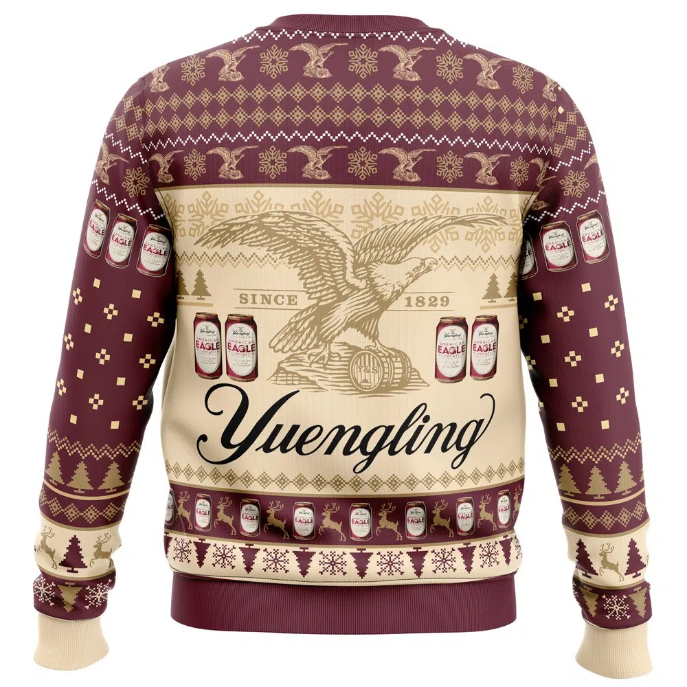 Yuengling All OVer Print Ugly Hoodie 3D Zip Hoodie 3D Ugly Christmas Sweater 3D Fleece Hoodie