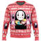 Merry Christmas No Face Spirited Away All OVer Print Ugly Hoodie Zip Hoodie 3D Ugly Christmas Sweater 3D Fleece Hoodie