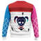 Harley Quinn Suicide Squad All Over Print Ugly Hoodie 3D Zip Hoodie 3D Ugly Christmas Sweater 3D Fleece Hoodie