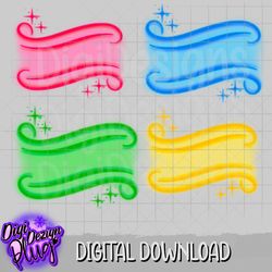 airbrush background bundle- png- digital w