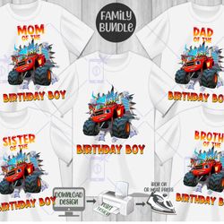 blaze family bundle png- digital download-sublimation- iron on transfer-clipart