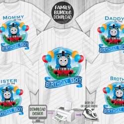train birthday family bundle png- digital download-sublimation- iron on transfer-clipart