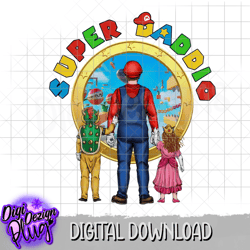super daddio png- fathers day png- digital download