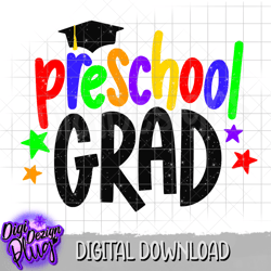 preschool grad svg - png- digital download