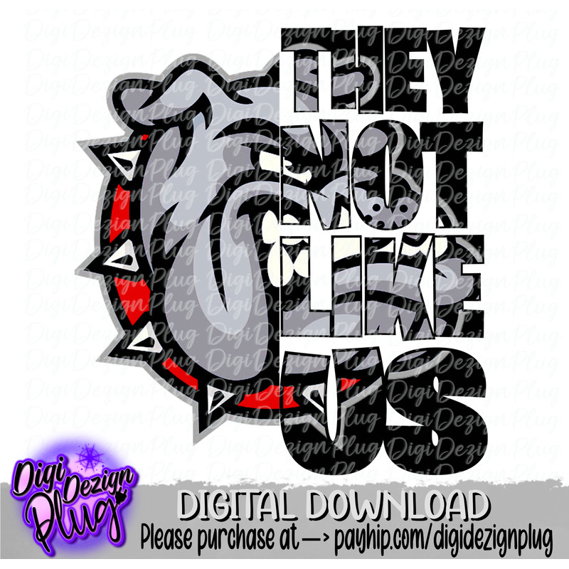 Bulldogs Png Bulldogs They Not Like Us Png Instant Download 0