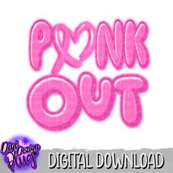pink out airbrush png- pink out breast cancer awareness