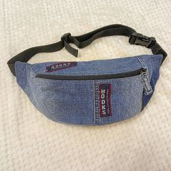 Handmade sling bag made of jeans, fanny pack, belt bag