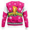 Mighty Morphin Power Rangers Pink All Over Print Ugly Hoodie 3D Zip Hoodie 3D Ugly Christmas Sweater 3D Fleece Hoodie