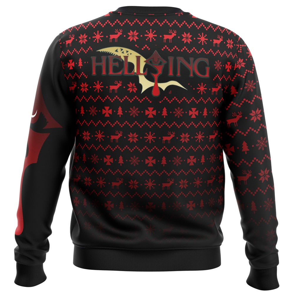 Dark Fanstasy Alucard Hellsing All Over Print Ugly Hoodie 3D Zip Hoodie 3D Ugly Christmas Sweater 3D Fleece Hoodie