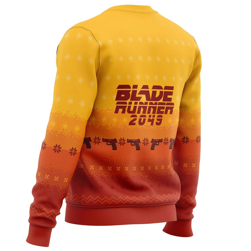 Blade Runner 2049 All Over Print Ugly Hoodie 3D Zip Hoodie 3D Ugly Christmas Sweater 3D Fleece Hoodie