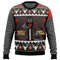 Merry Xmas and Happy Ni Year Monty Python Ugly Hoodie 3D Zip Hoodie 3D Ugly Christmas Sweater 3D Fleece Hoodie