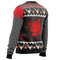 Merry Xmas and Happy Ni Year Monty Python Ugly Hoodie 3D Zip Hoodie 3D Ugly Christmas Sweater 3D Fleece Hoodie