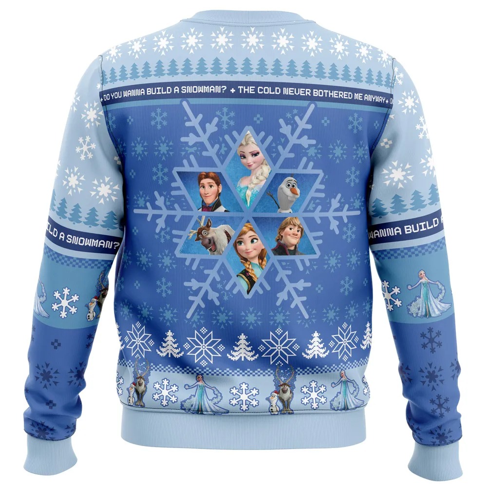 Christmas Frozen Disney All Over Print Ugly Hoodie 3D Zip Hoodie 3D Ugly Christmas Sweater 3D Fleece Hoodie