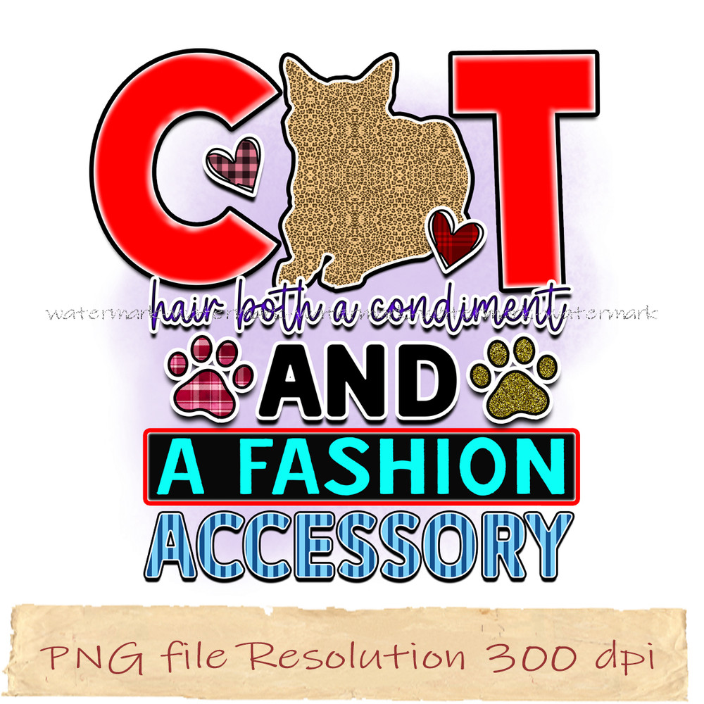 Cat hair both a condiment and a fashion accessory.jpg