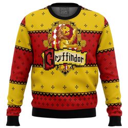 harry potter gryffindor all over print ugly hoodie 3d zip hoodie 3d ugly christmas sweater 3d fleece hoodie