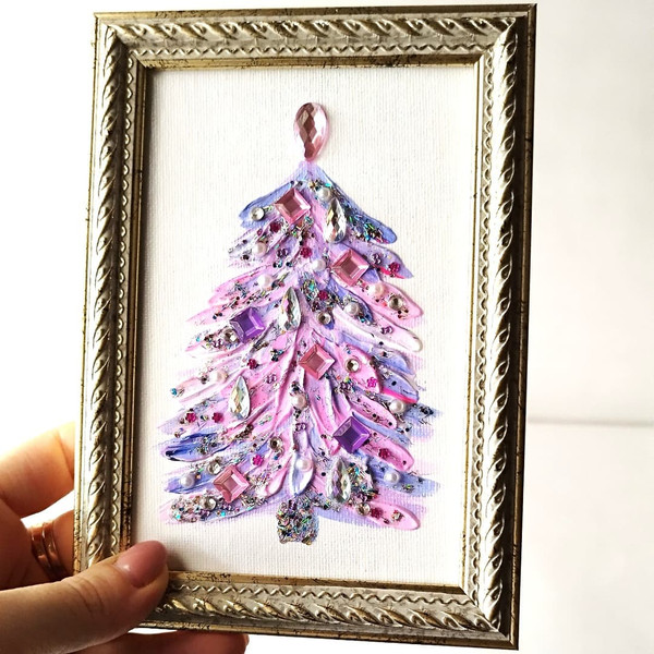 Christmas-tree-acrylic-painting-with-rhinestones-gift-for-the-new-year.jpg