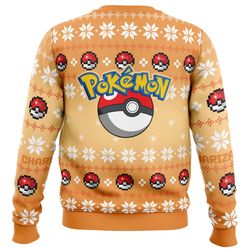 christmas charizard pokemon all over print ugly hoodie 3d zip hoodie 3d ugly christmas sweater 3d fleece hoodie