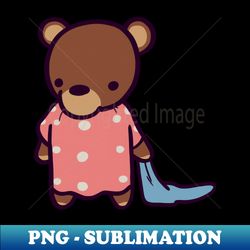 sleepy bear cub - creative sublimation png download - vibrant and eye-catching typography