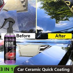 Car Ceramic Quick Coating Spray, Car Body Scratch Repair Polish, Paint Protection Wax