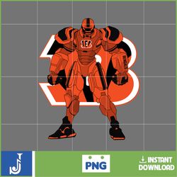 NFL Robot Football Team Png, Robot NFL Football Teams Png, Game Day Png, Football Season Png (18)