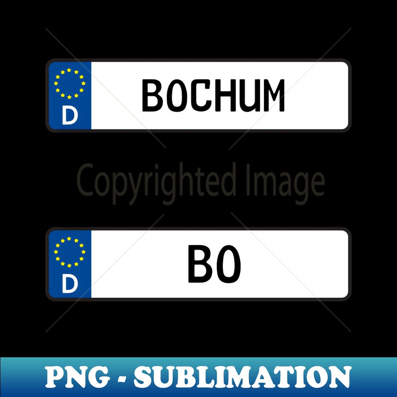 EM-20231111-4100_Bochum kennzeichen Sticker German Car License Plate Kfz Kennzeichen 1516.jpg