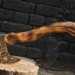 christmas gift custom handmade carbon steel hunting viking hatchet tactical bearded ragnar axe
