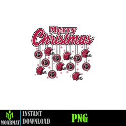 NFL Merry Christmas Ball Png, Merry Christmas Ball Png, Groovy Christmas Balls Png (4)