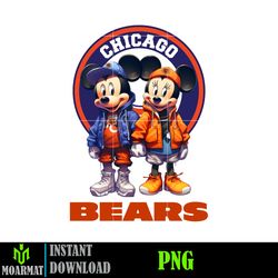 NFL Mouse Couple Football Team Png, Choose NFL Football Teams inspired Mickey Mouse Png, Game Day Png (12)