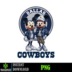 NFL Mouse Couple Football Team Png, Choose NFL Football Teams inspired Mickey Mouse Png, Game Day Png (15)